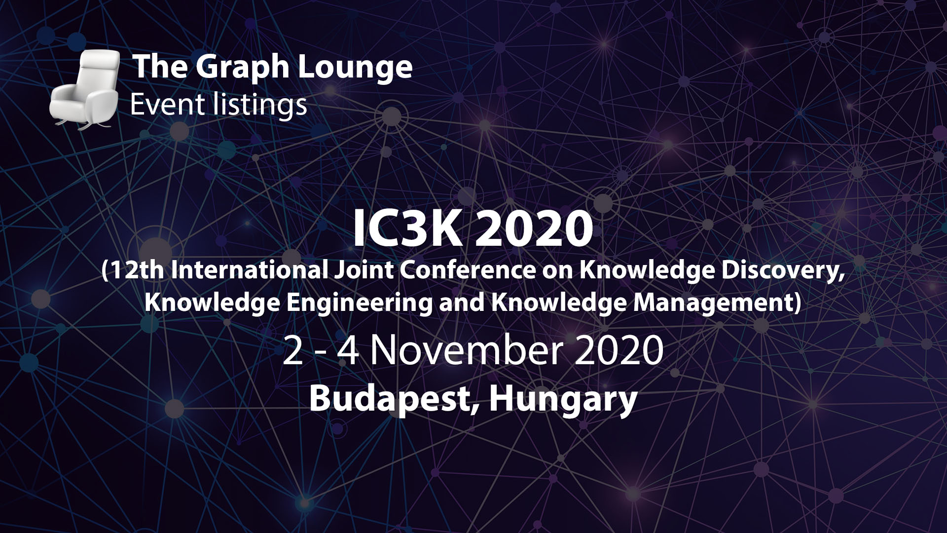 IC3K 2020 (12th International Joint Conference on Knowledge Discovery, Knowledge Engineering and Knowledge Management)