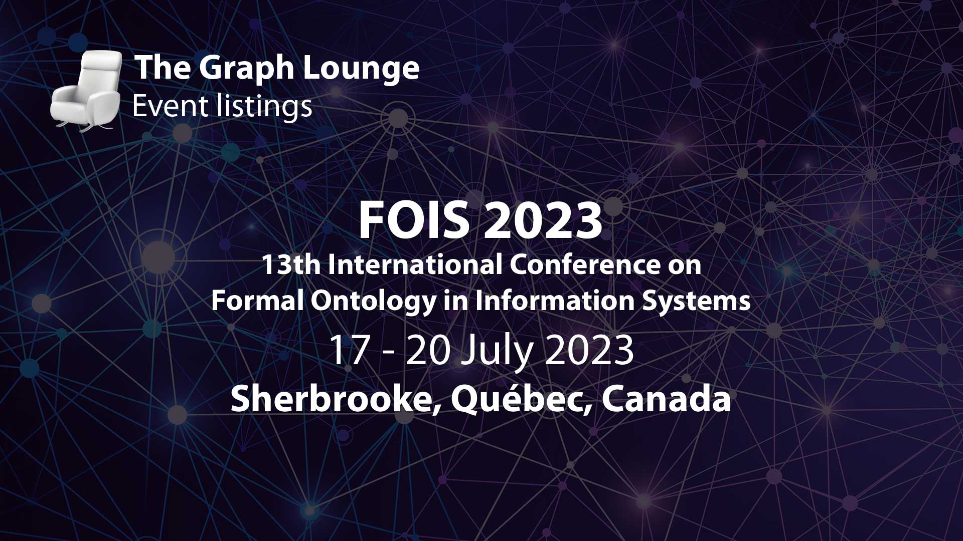 FOIS 2023 (13th International Conference on Formal Ontology in Information Systems)